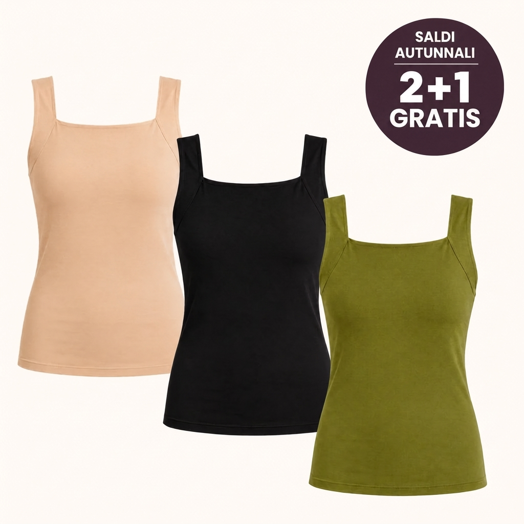 Canotta con reggiseno integrato